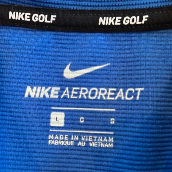 Nike Golf AeroReact Men’s Tab Front Polo Size L - Picture 4 of 7